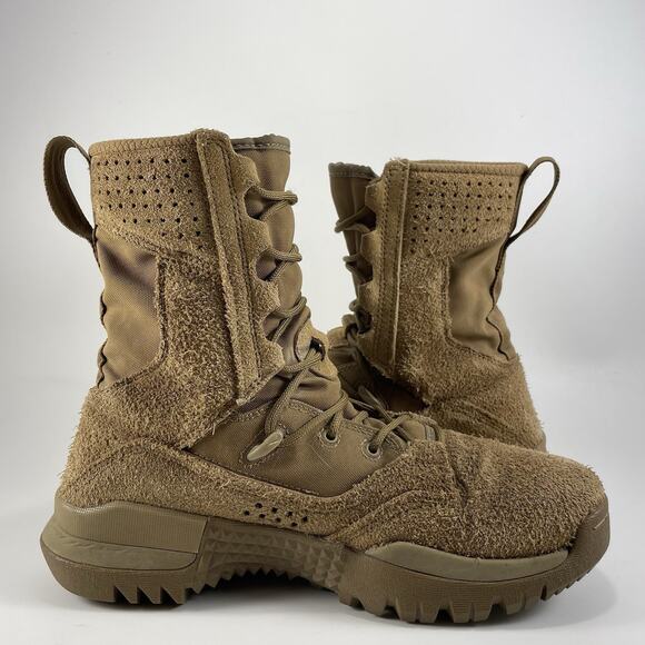 Nike SFB Field Tan Leather Tactical Boot Men Size 6 Coyote AQ1202-900 Combat - Picture 5 of 11